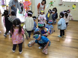 全園児⭐︎幼稚園に鬼が来たよ