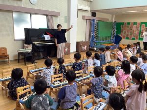 年長⭐︎ドレミファソを弾いたよ♪