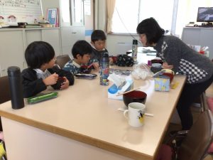 うどん給食おいしかったよ