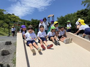 年長⭐︎船越堤公園に行ったよ！