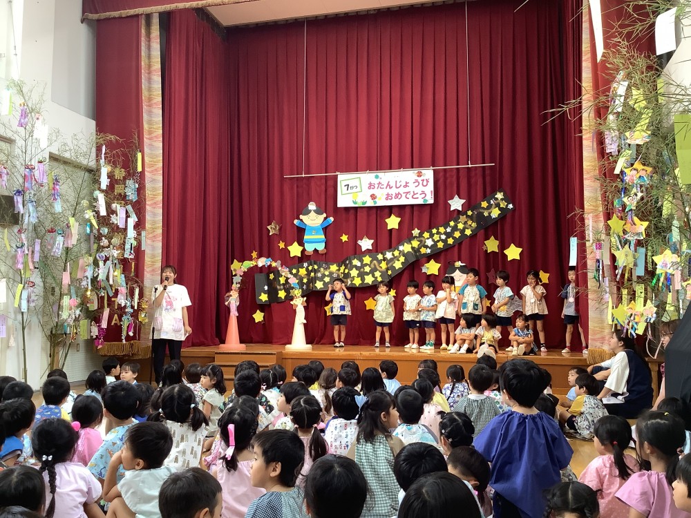 全園児☆7月誕生日会